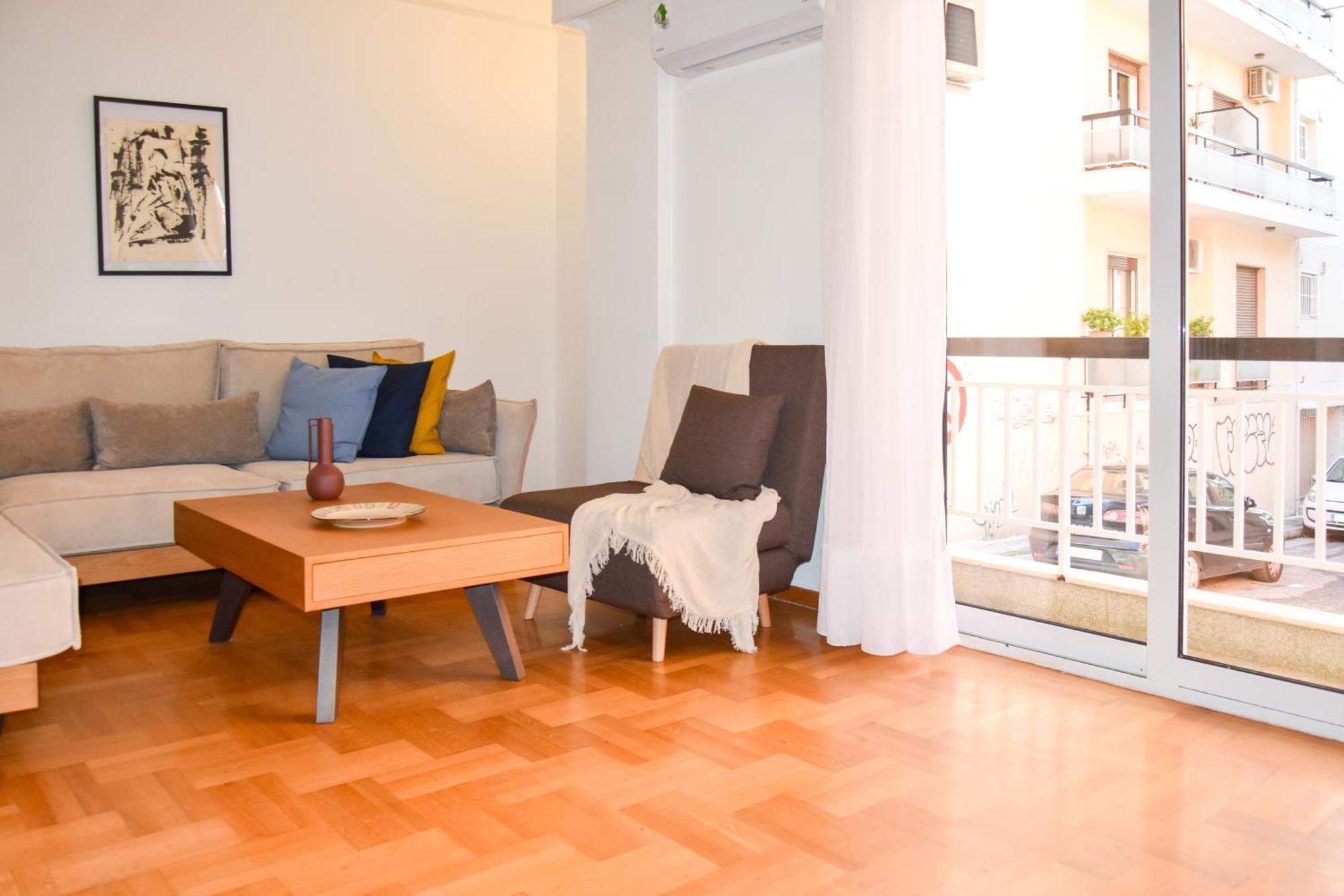Spacious Modern Apartment In Pagkrati Атина Екстериор снимка
